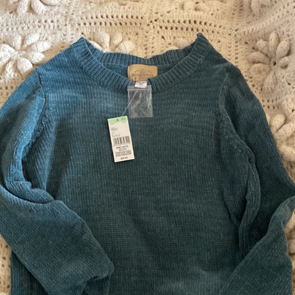 New Roebuck & Co Chenille Sweater